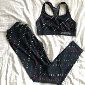 Victoria's Secret Sport Knockout Leggings and Bra